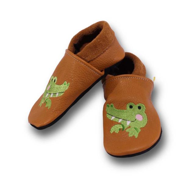 Hauschuhe freundliches Krokodil